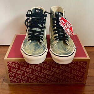Vans Sk8-Hi Tapered Denim wash with Skull detail * Size 7.5W & 6M *NWB